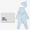 Burberry Hamilton Baby Jongens Boxpakje In Licht Blauw