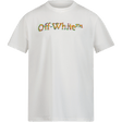 Off-White Kinder Jongens T-Shirt Wit 4Y