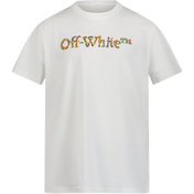 Off-White Kinder Jongens T-Shirt Wit
