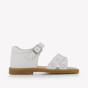 Andanines Girls Sandals In White