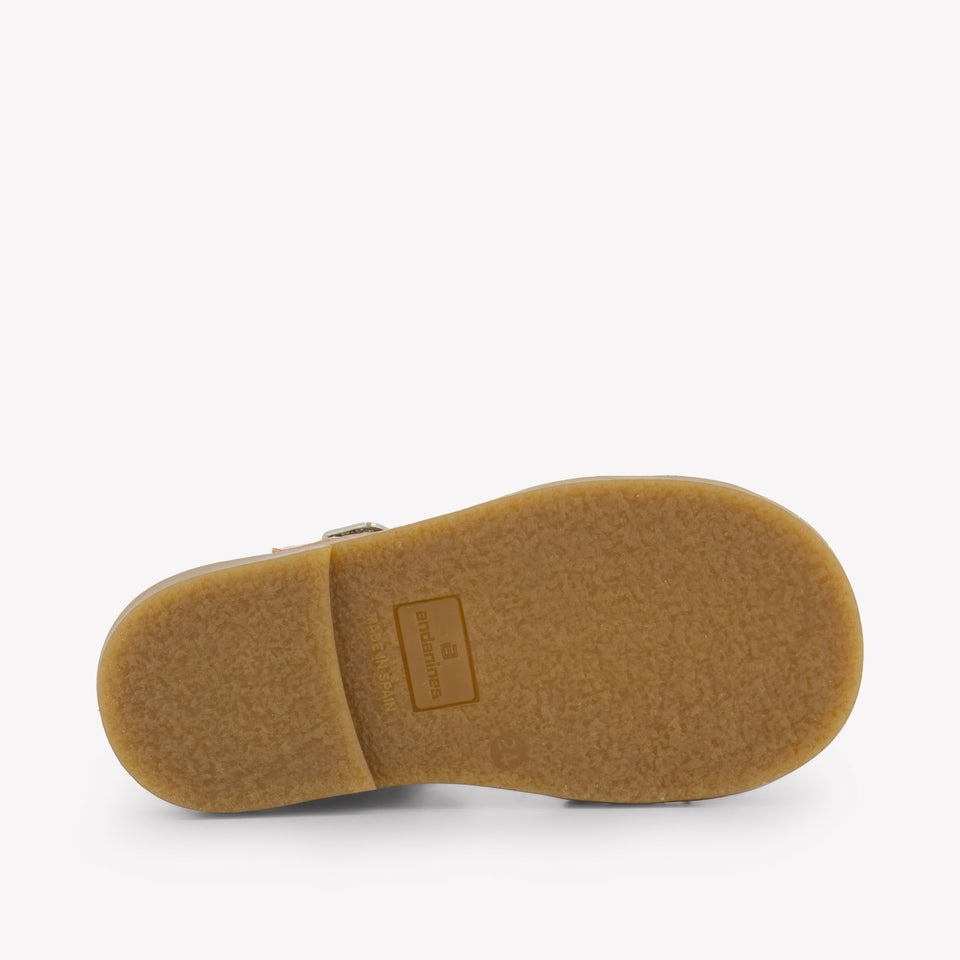 Andanines Meisjes Sandalen In Goud