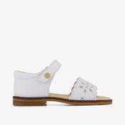 Andanines Meisjes Sandalen In Wit