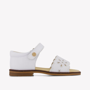 Andanines Girls Sandals In White