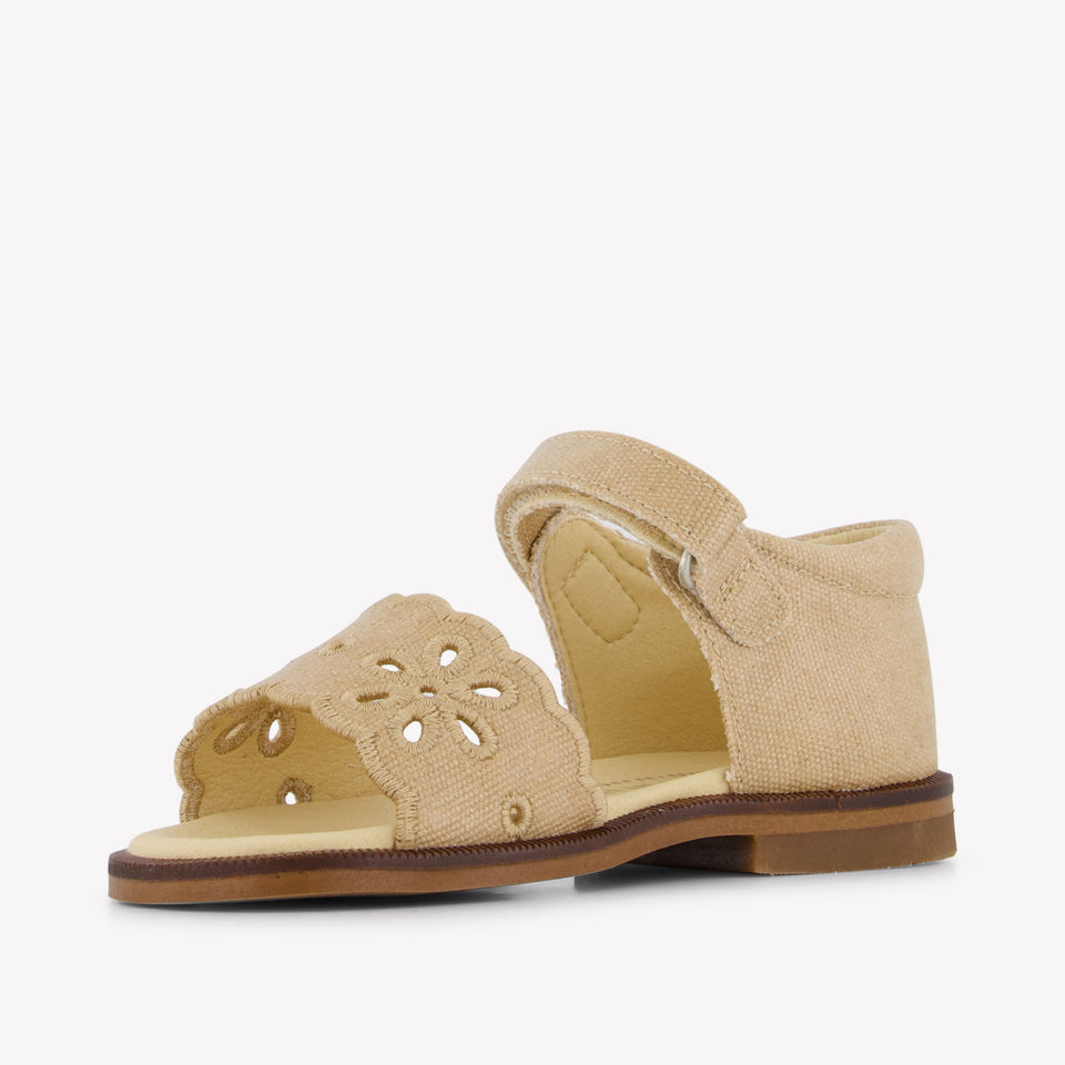 Andanines Meisjes Sandalen In Beige