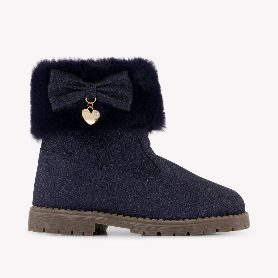 Andanines Meisjes Laarzen In Navy