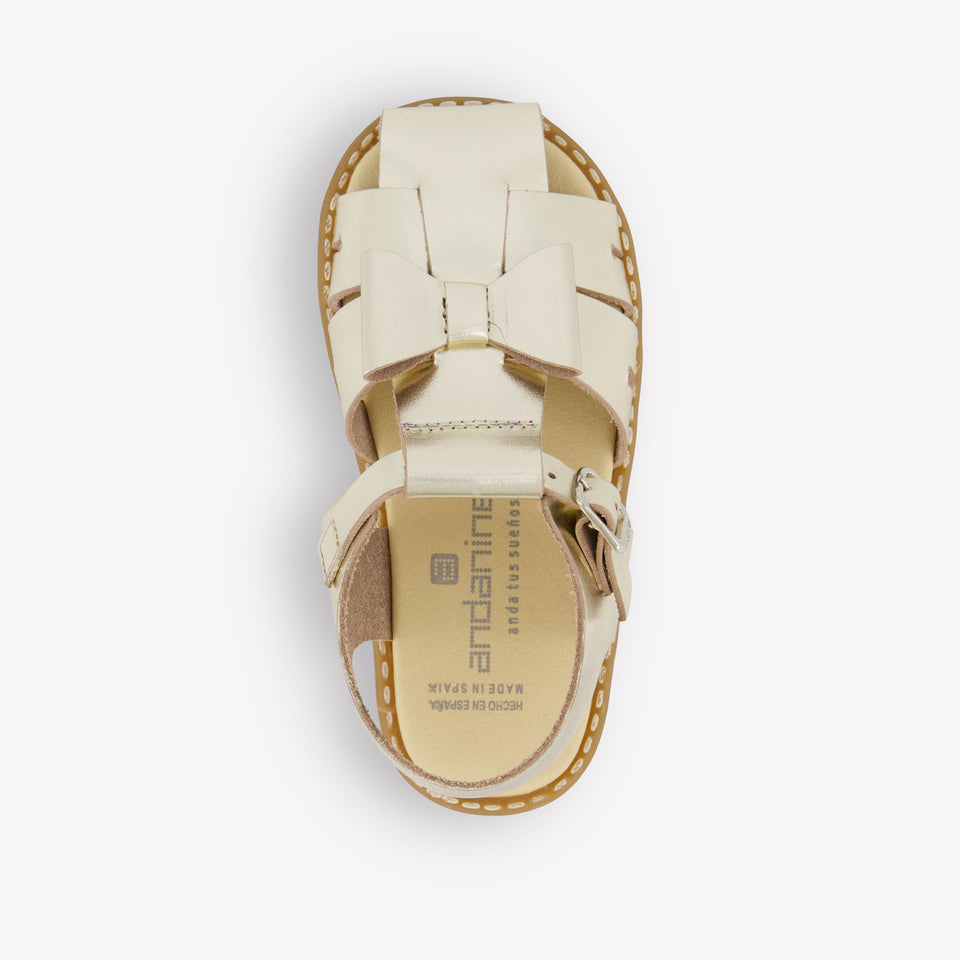 Andanines Meisjes Sandalen In Goud