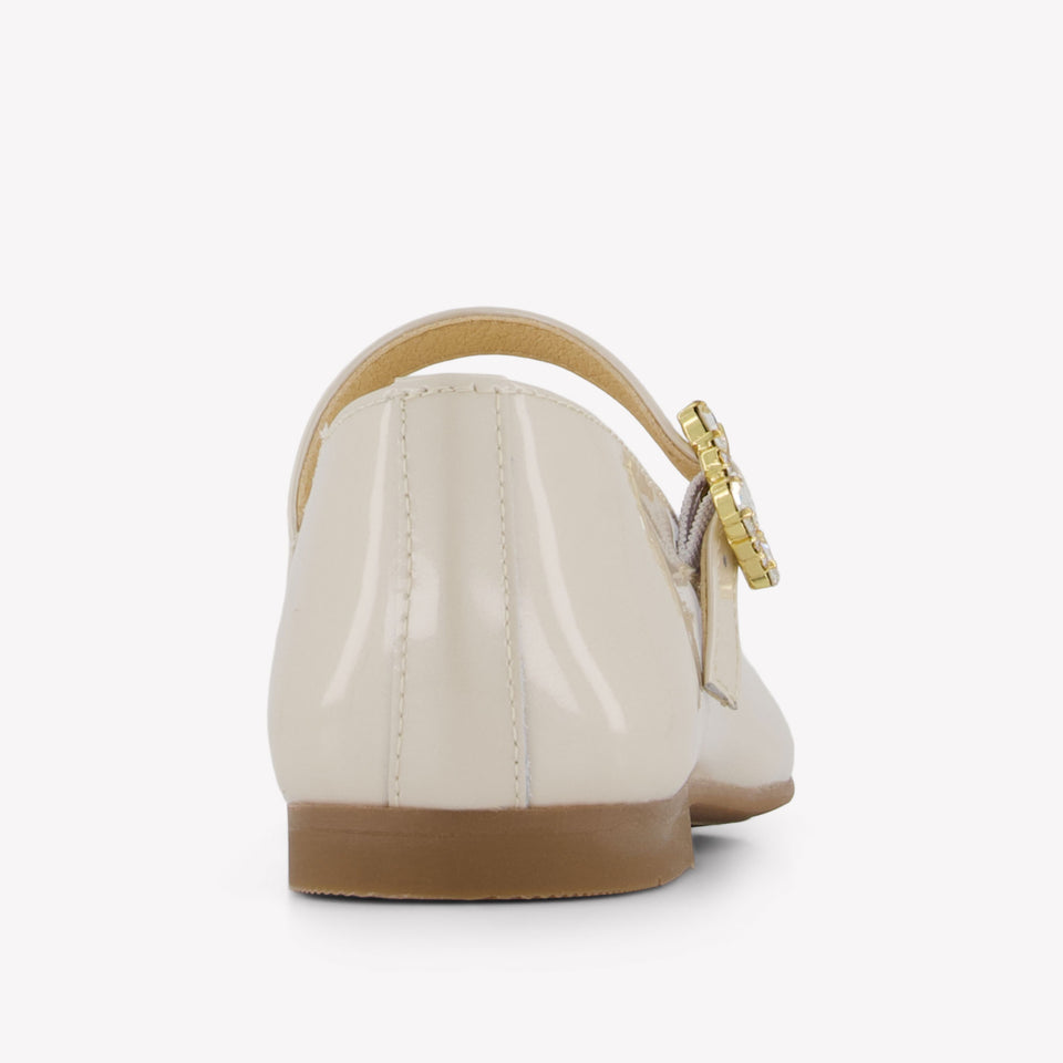Andanines Girls Shoes In Light Beige