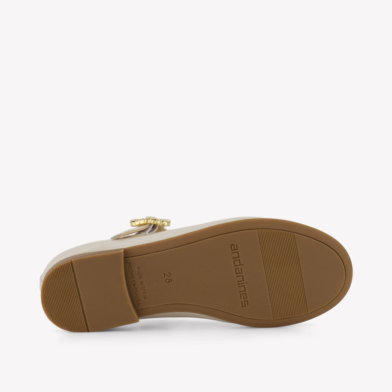Andanines Girls Shoes In Light Beige