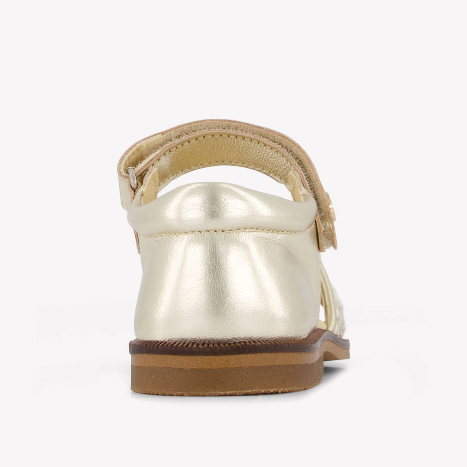 Andanines Meisjes Sandalen In Goud