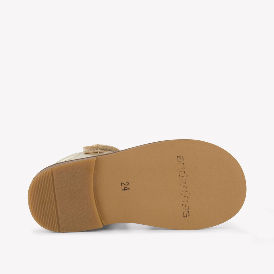 Andanines Meisjes Sandalen In Goud