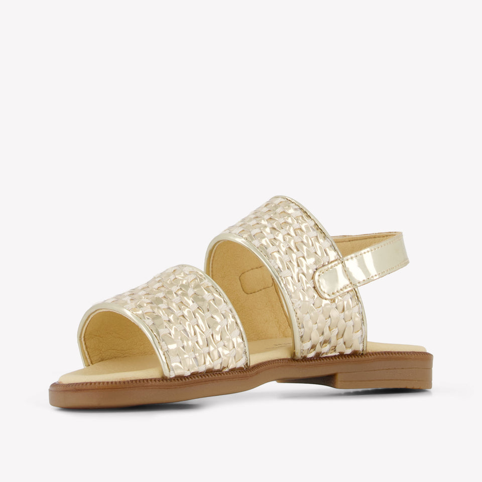 Andanines Meisjes Sandalen In Goud