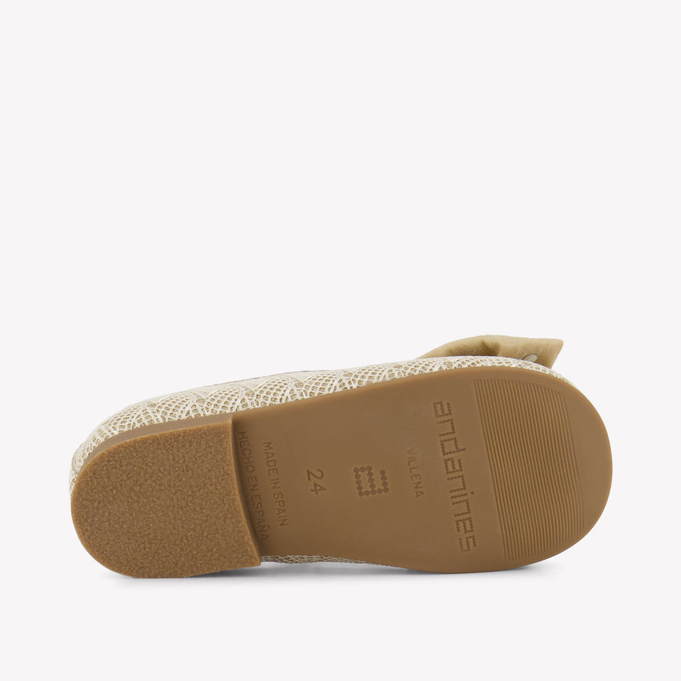 Andanines Meisjes Schoenen In Beige