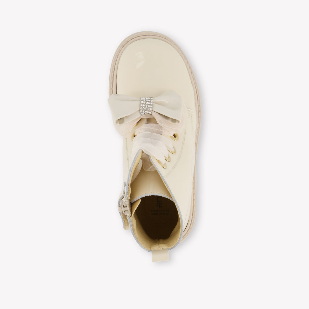 Andanines Girls Boots In Beige