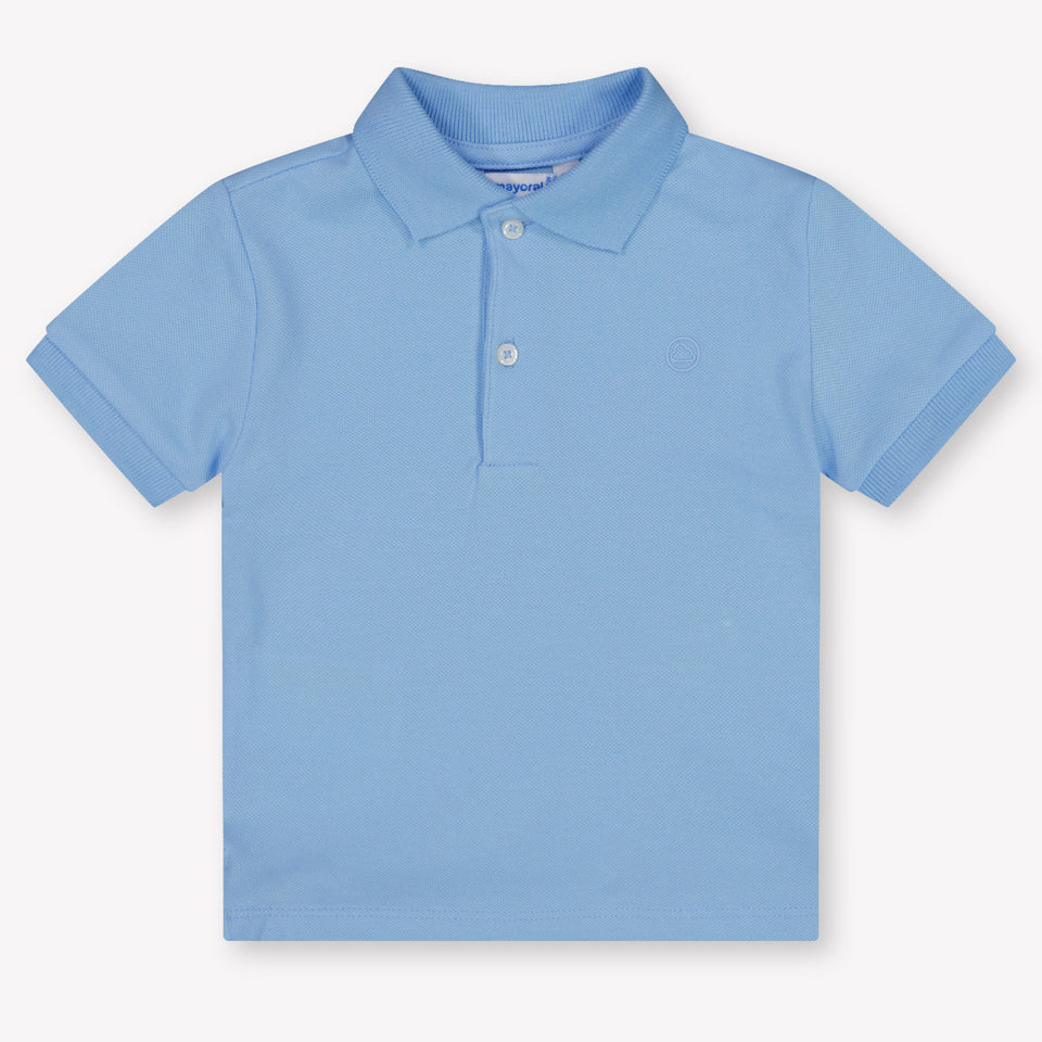 Mayoral Baby Jongens Polo In Licht Blauw