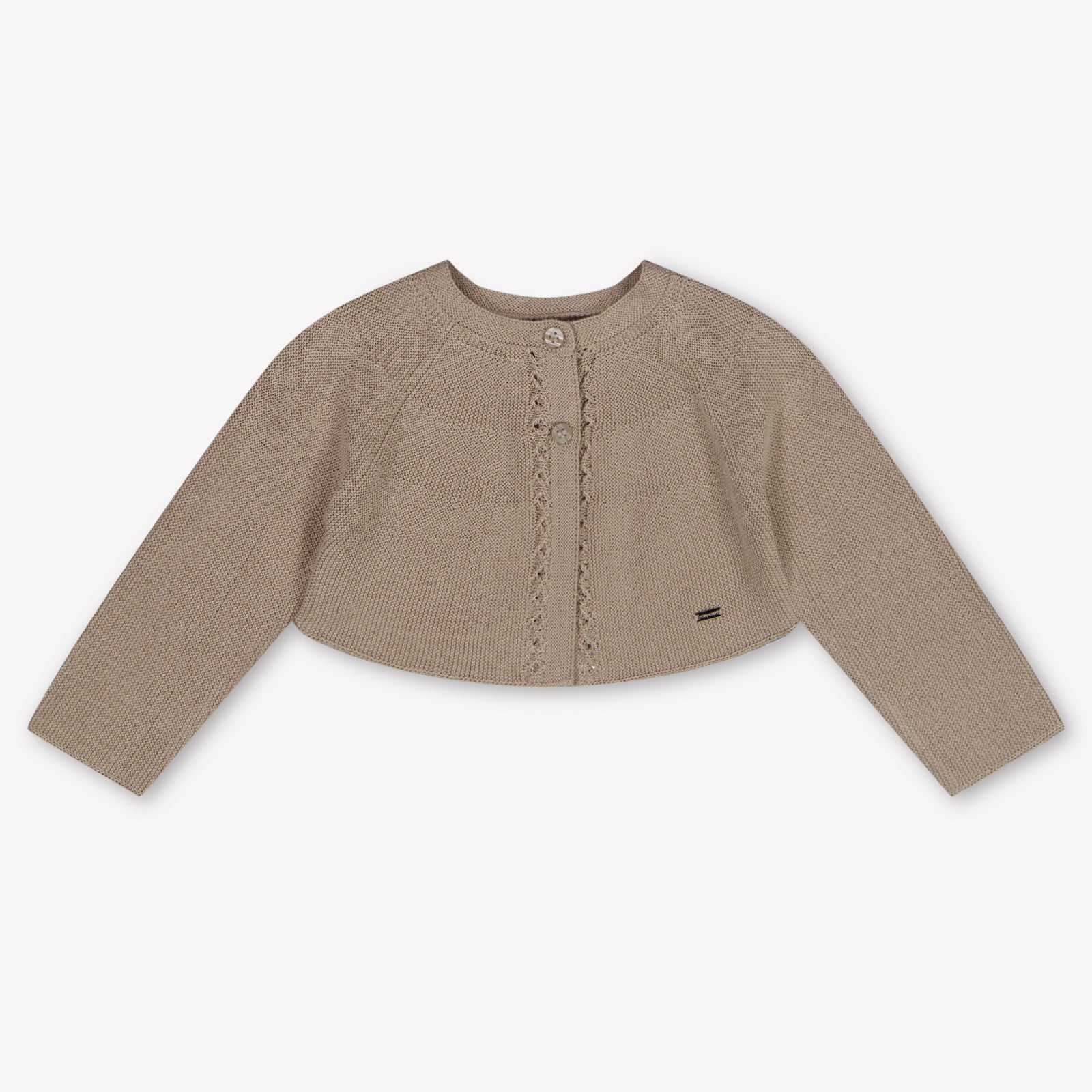 Mayoral Baby Girls Cardigan In Beige