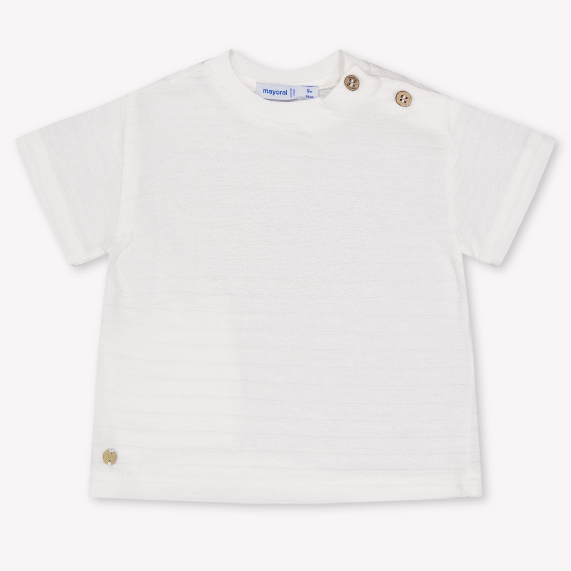 Mayoral Baby Boys T-Shirt In OffWhite