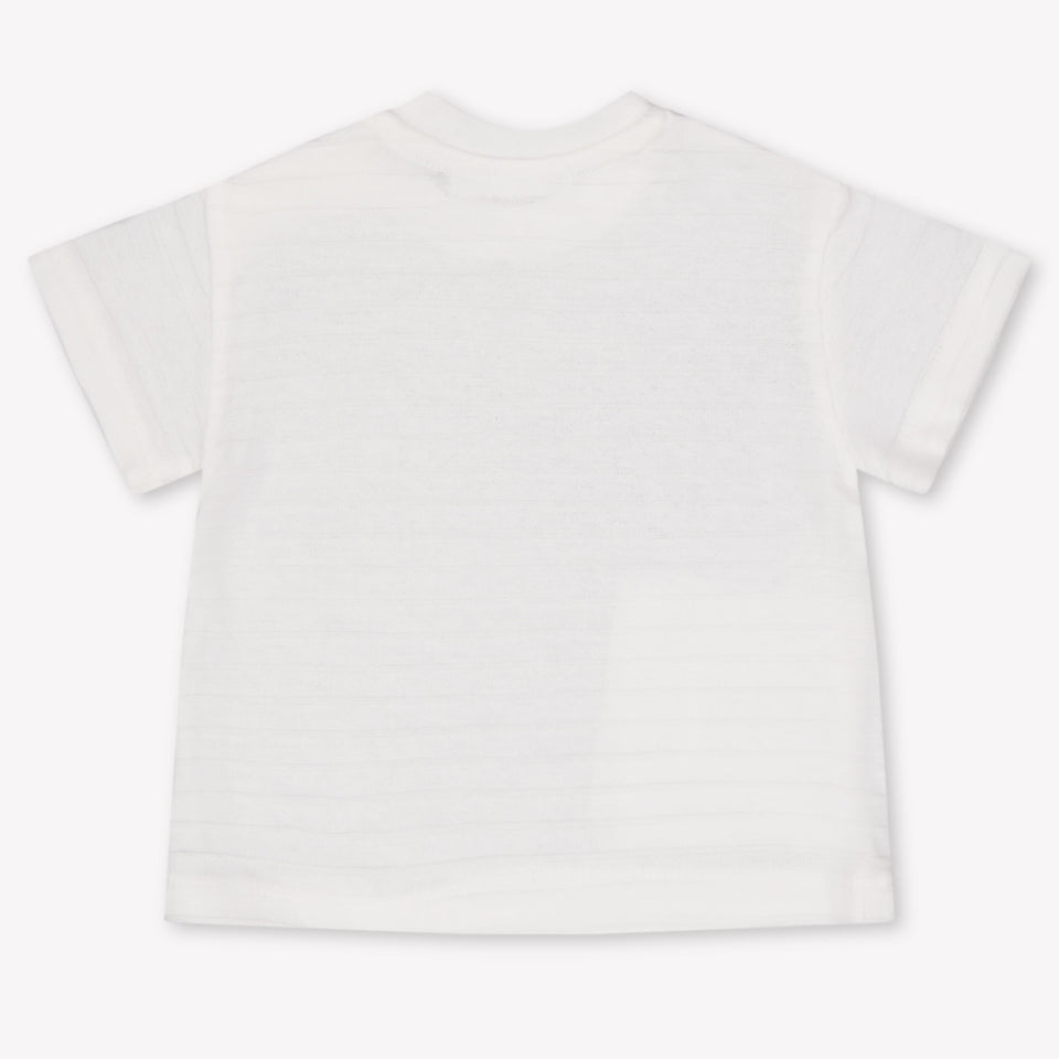 Mayoral Baby Jongens T-Shirt In Off White