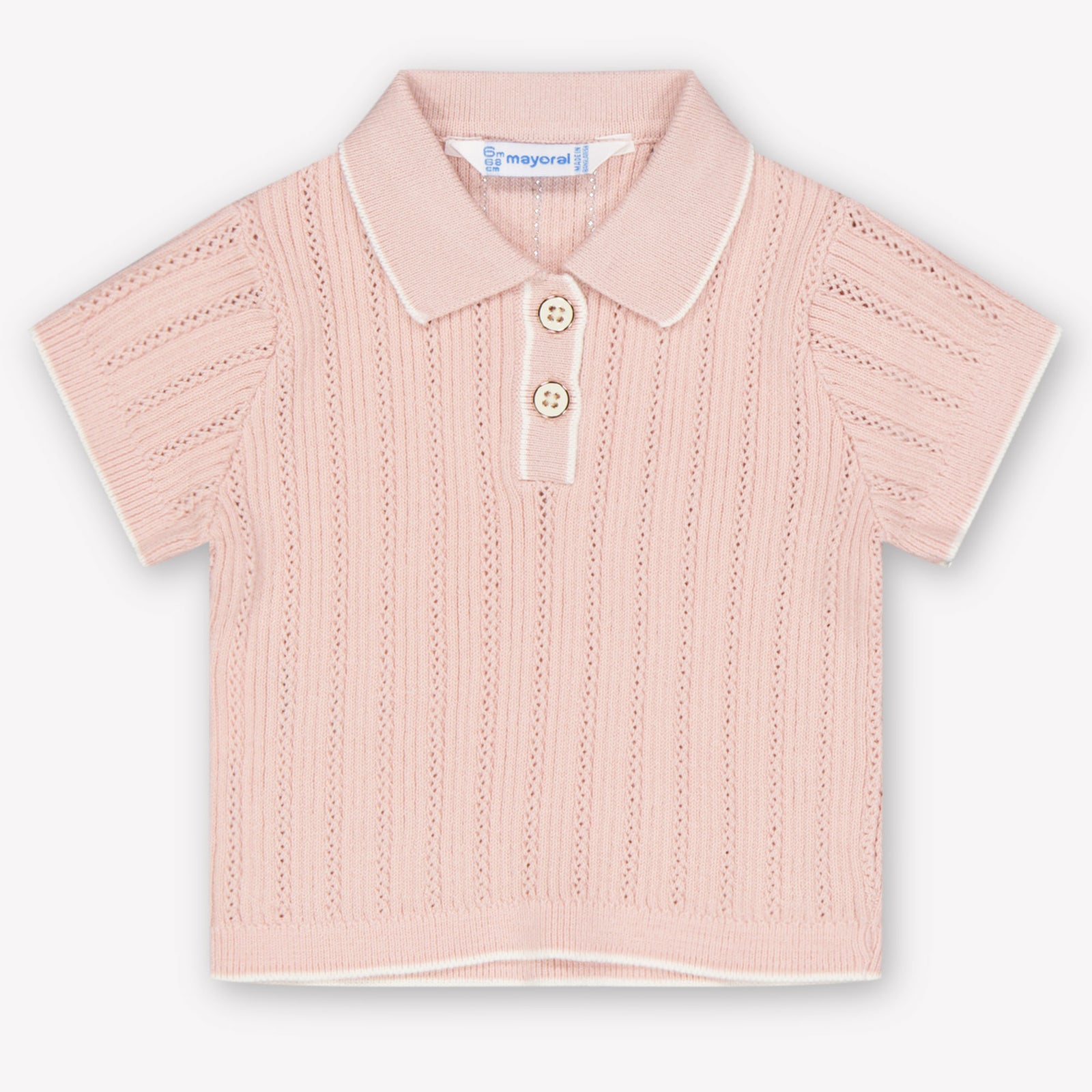 Mayoral Baby Meisjes Polo In Licht Roze