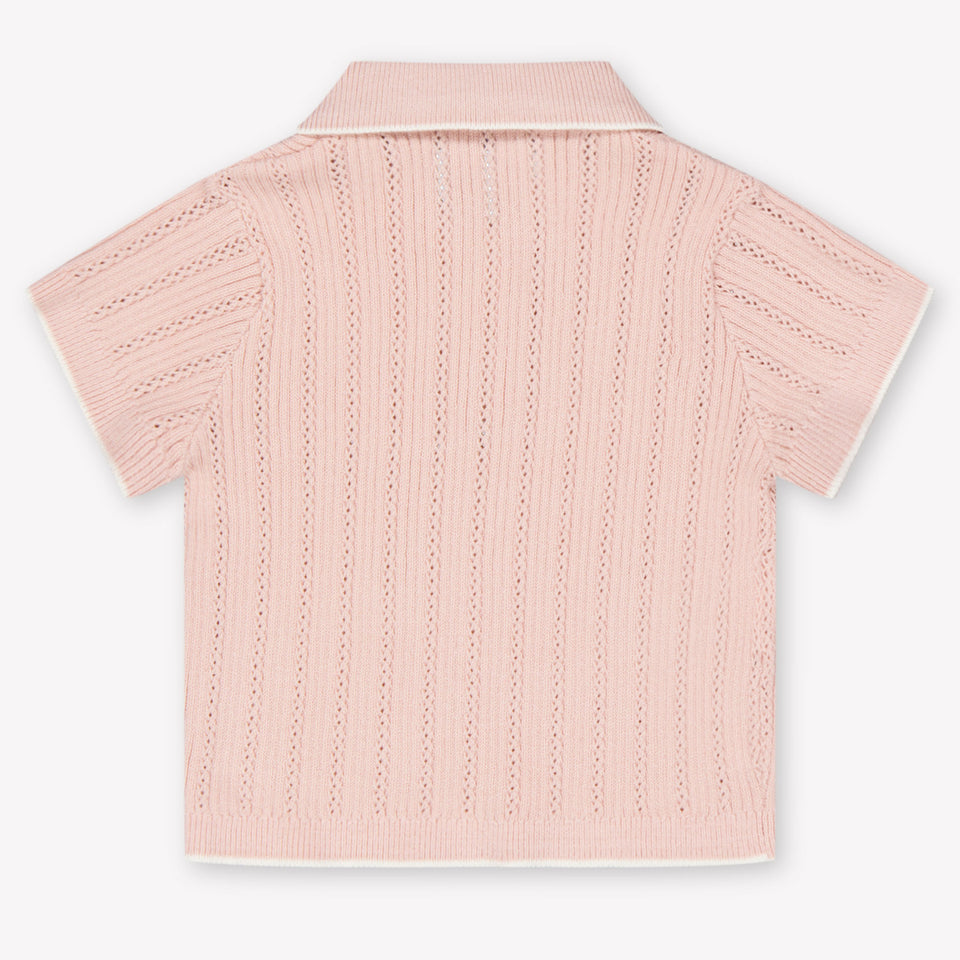 Mayoral Baby Girls Polo In Light Pink