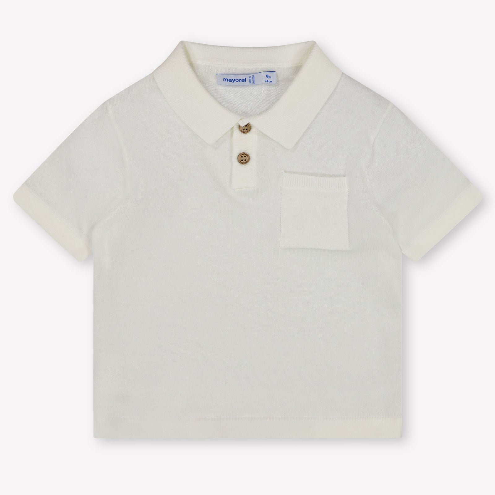 Mayoral Baby Jongens Polo In Off White