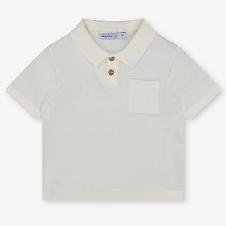 Mayoral Baby Boys Polo In OffWhite