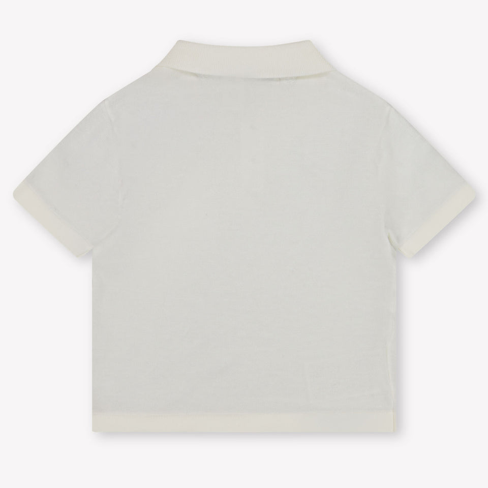 Mayoral Baby Jongens Polo In Off White