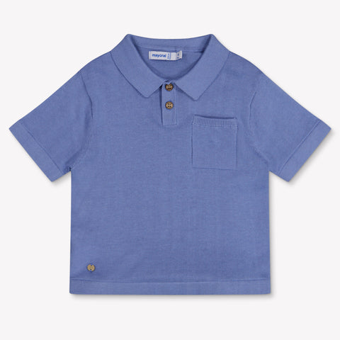 Mayoral Baby Jongens Polo In Licht Blauw