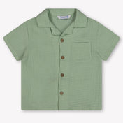 Mayoral Baby Boys Blouse In Light Green