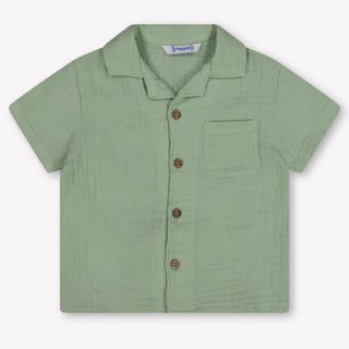 Mayoral Baby Boys Blouse In Light Green