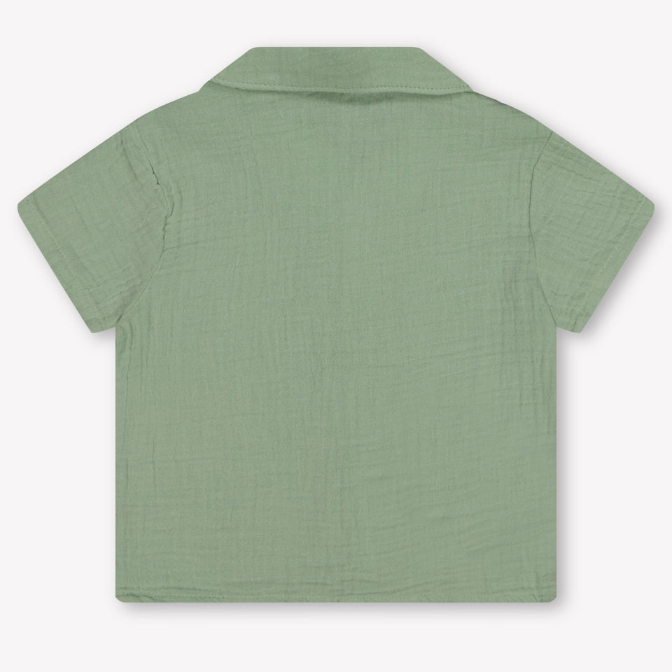 Mayoral Baby Boys Blouse In Light Green