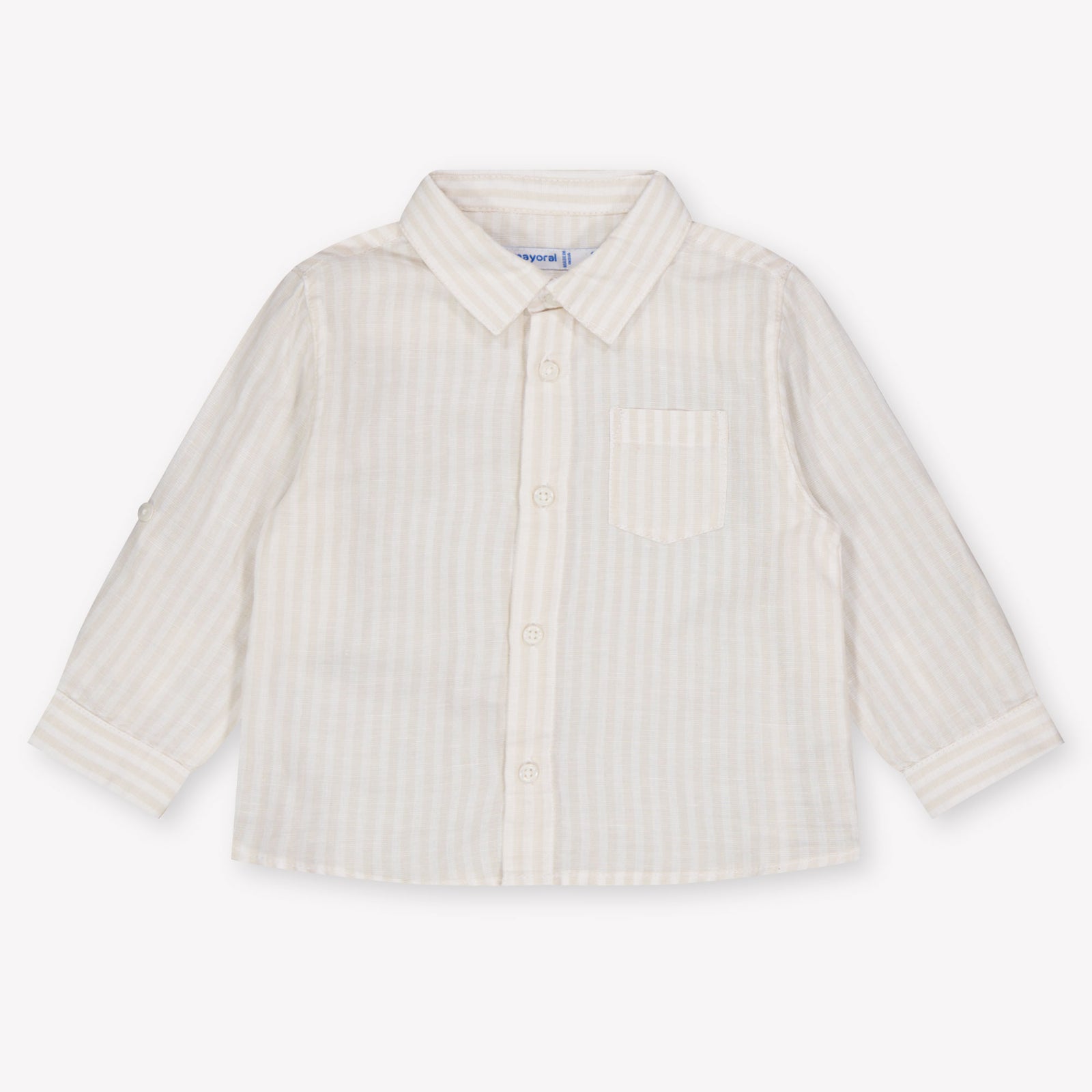 Mayoral Baby Boys Blouse In Light Beige