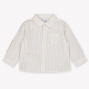 Mayoral Baby Jongens Blouse In Licht Beige
