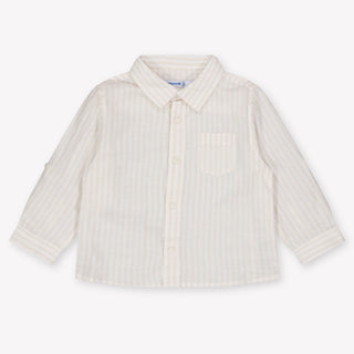 Mayoral Baby Boys Blouse In Light Beige