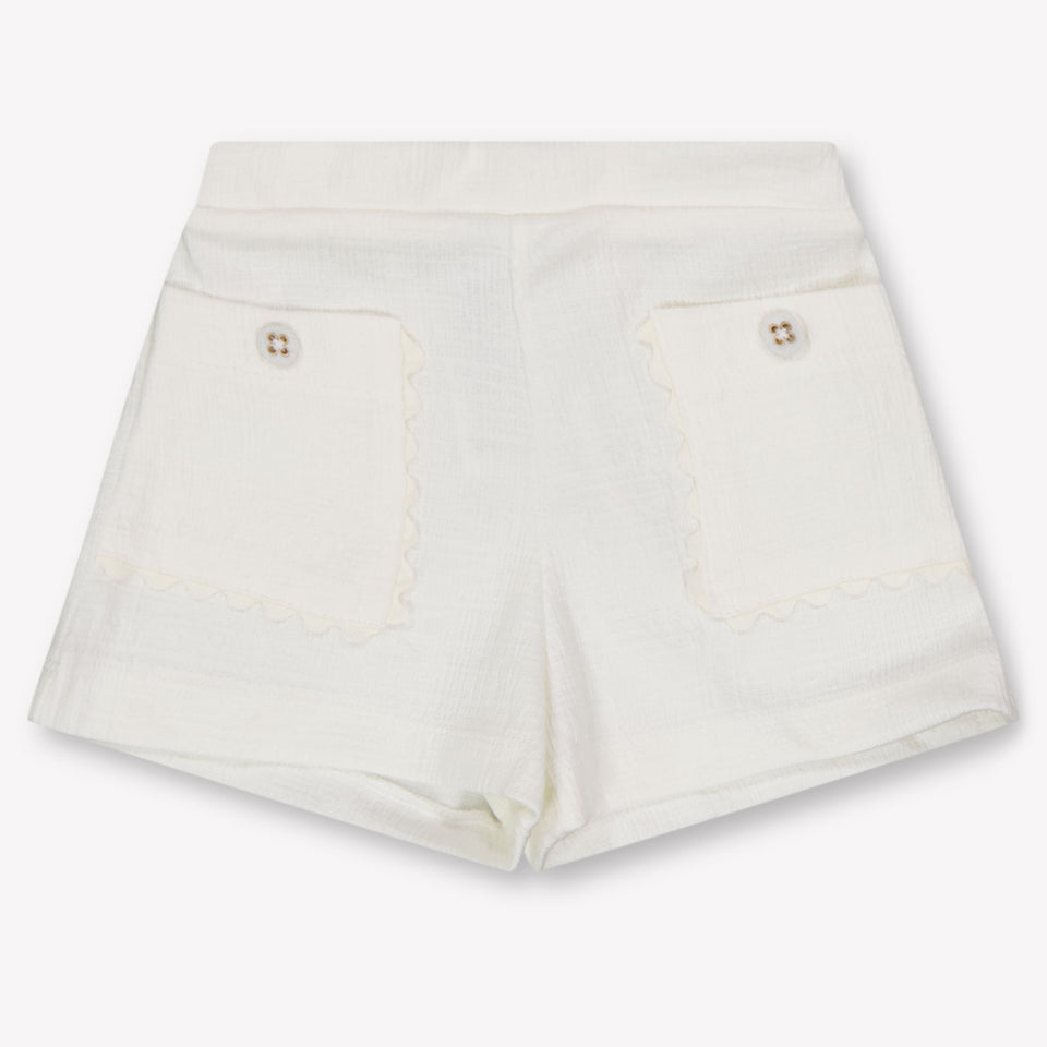 Mayoral Baby Meisjes Shorts In Licht Beige