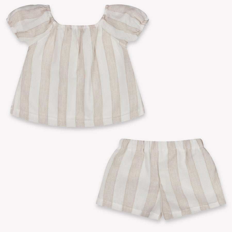 Mayoral Baby Girls Set In Beige