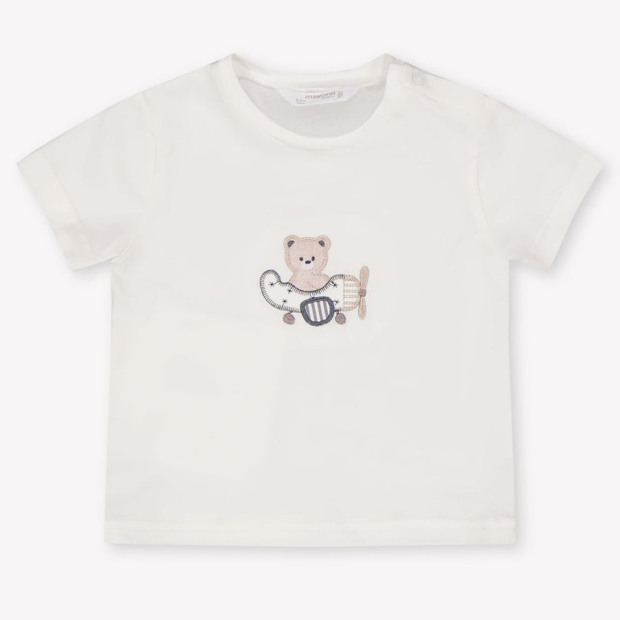 Mayoral Baby Girls Set In Light Beige