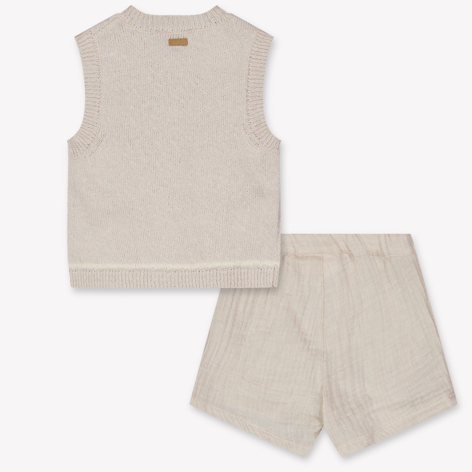 Mayoral Baby Boys Set In Beige