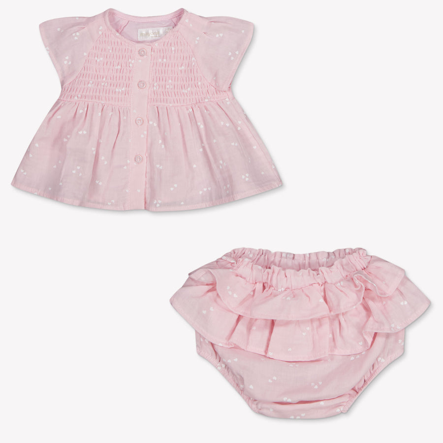 Mayoral Baby Girls Set In Light Pink