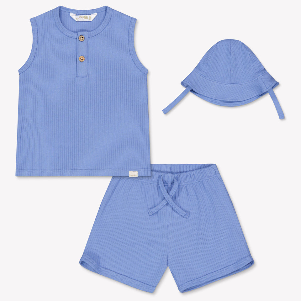 Mayoral Baby Boys Set In Light Blue