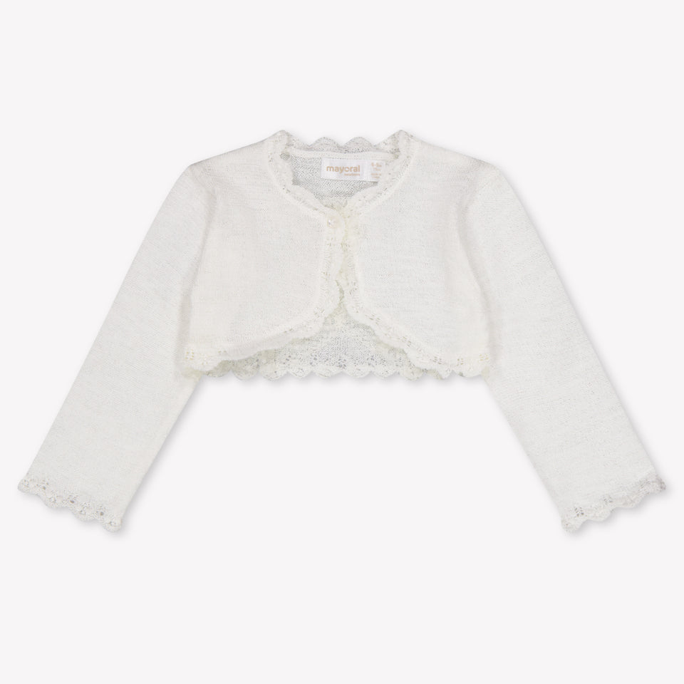 Mayoral Baby Girls Cardigan In OffWhite