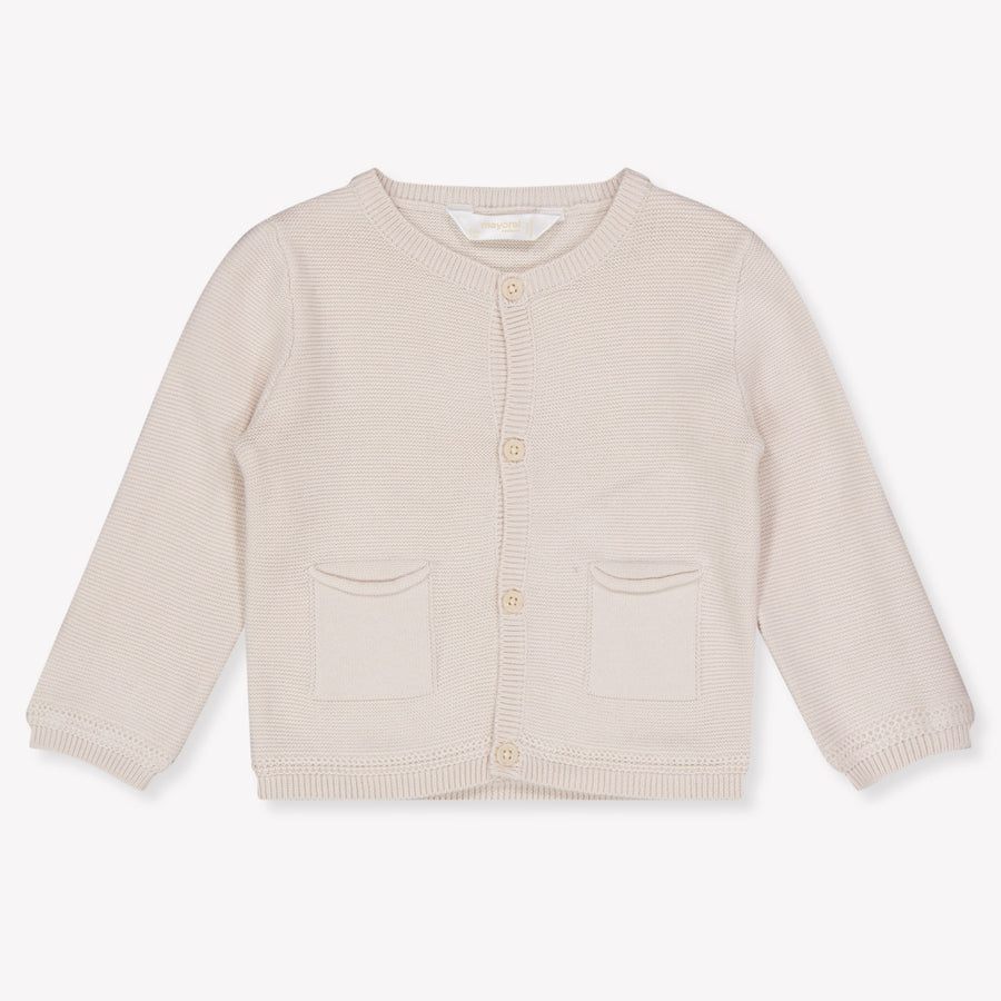 Mayoral Baby Boys Cardigan in Beige