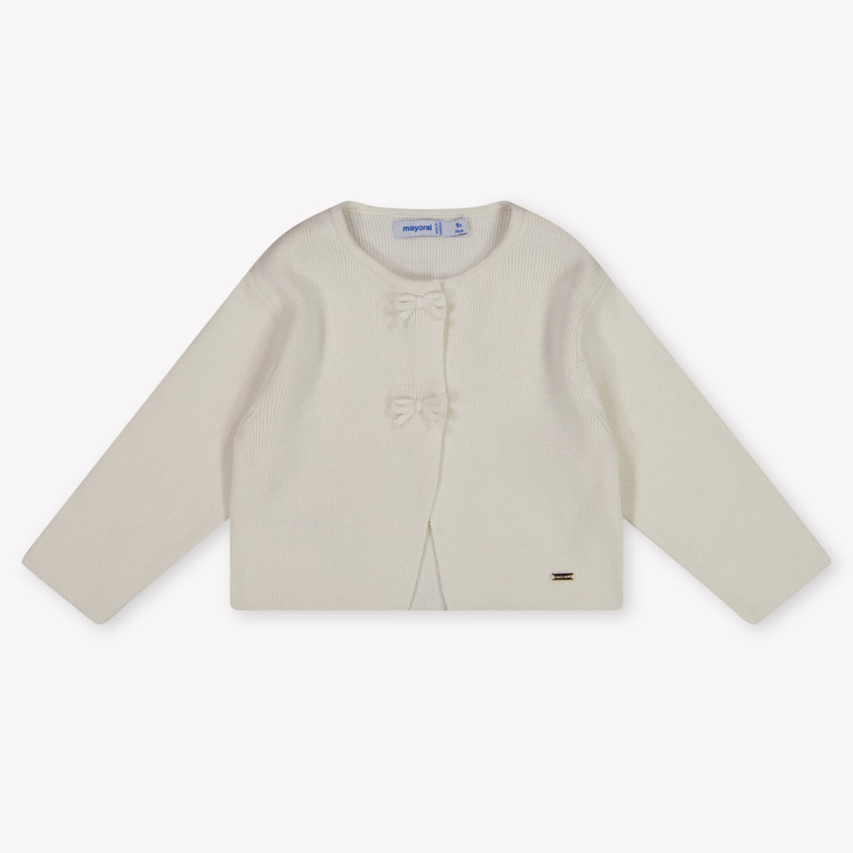Mayoral Baby Girls Cardigan In OffWhite