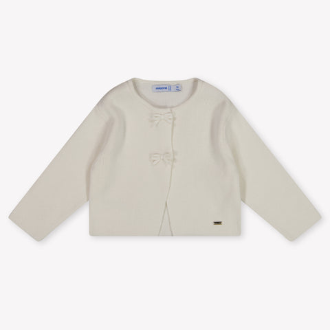 Mayoral Baby Girls Cardigan In OffWhite