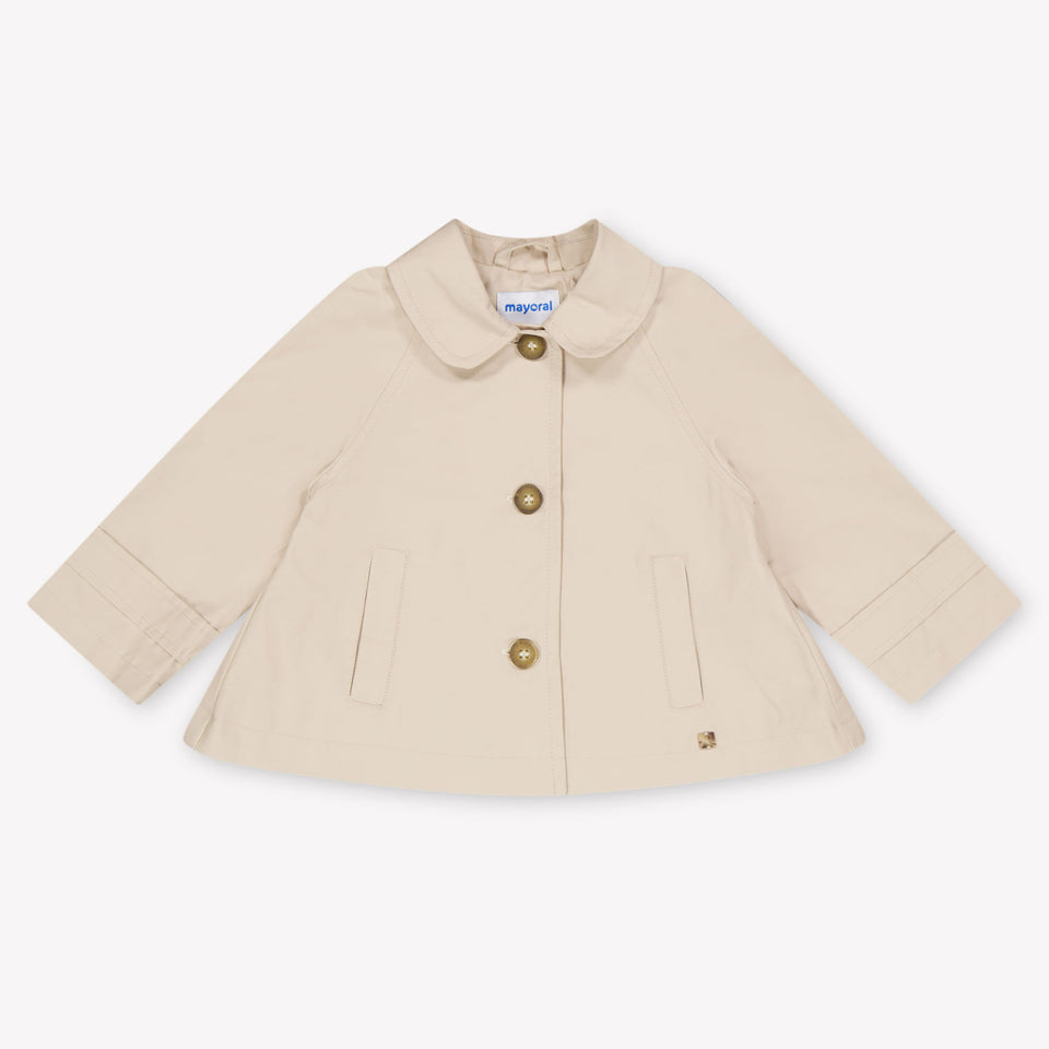 Mayoral Baby Girls Summer jacket In Beige