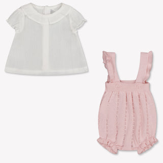 Mayoral Baby Girls Playsuit In Light Pink