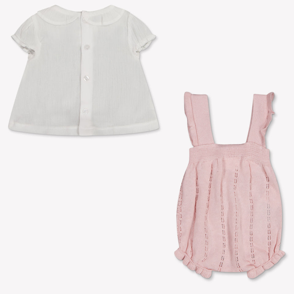Mayoral Baby Girls Playsuit In Light Pink
