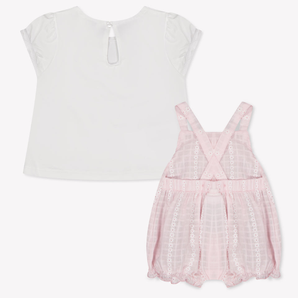 Mayoral Baby Girls Playsuit In Light Pink
