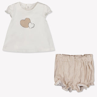Mayoral Baby Girls Set In Beige