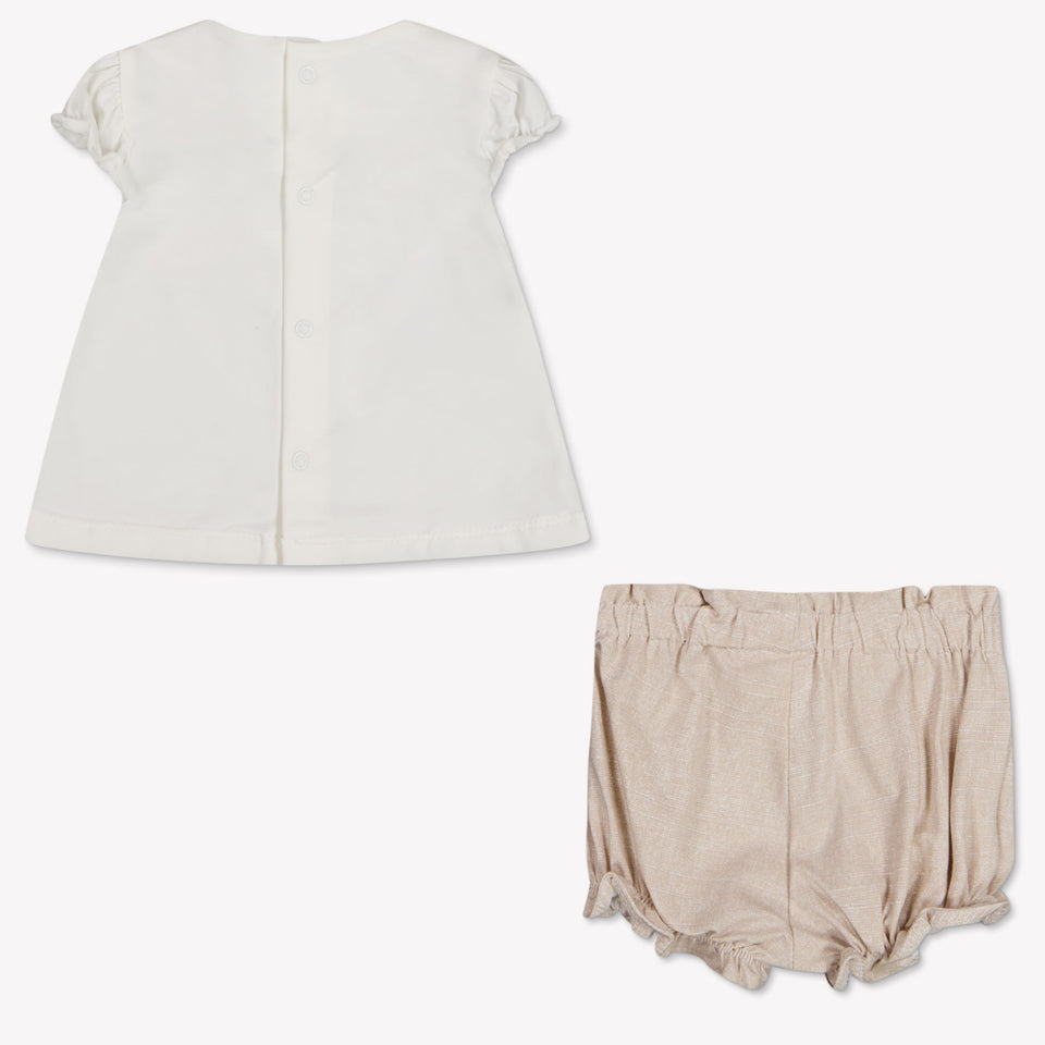 Mayoral Baby Girls Set In Beige