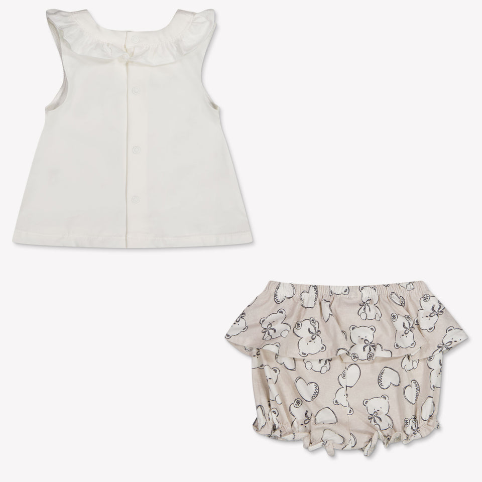 Mayoral Baby Girls Set In Beige